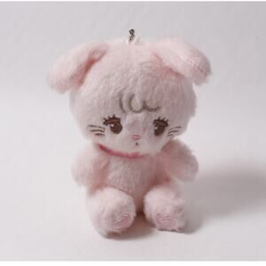 Japan Sanrio Qualia mikko characters Cammy Pink Plush Keychain ~ 260812-WH 701